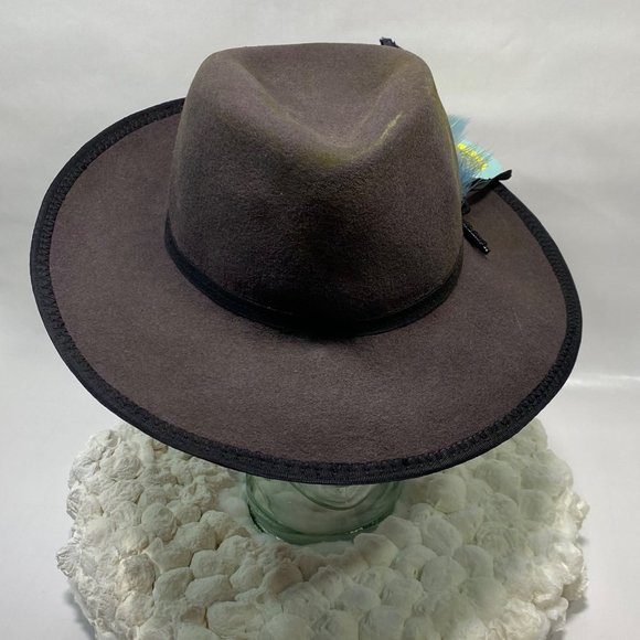 Handmade Gray Wool Rancher - Picture 6 of 14